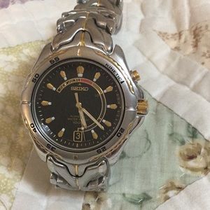 Seiko Kenetic Indicator Men’s Saphlex Watch